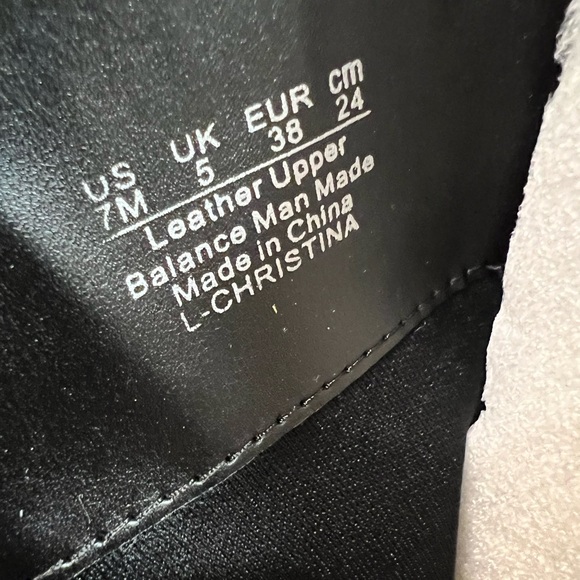 New in Box - Franco Sarto Black Leather Long Boots (US 7) * Christina - Picture 10 of 16